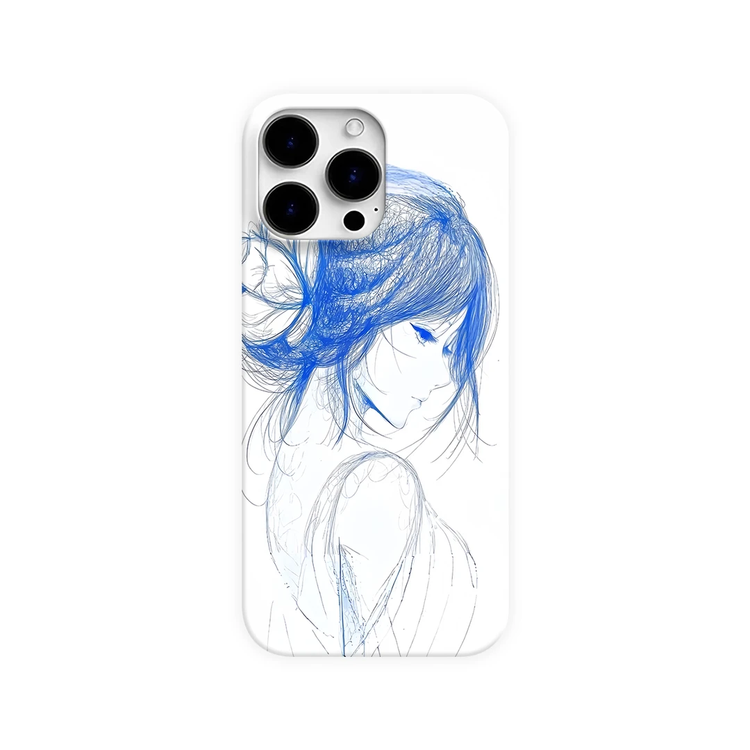 蓝韵倩影手机壳适用于苹果17promax华为mate荣耀vivo小米oppo一加