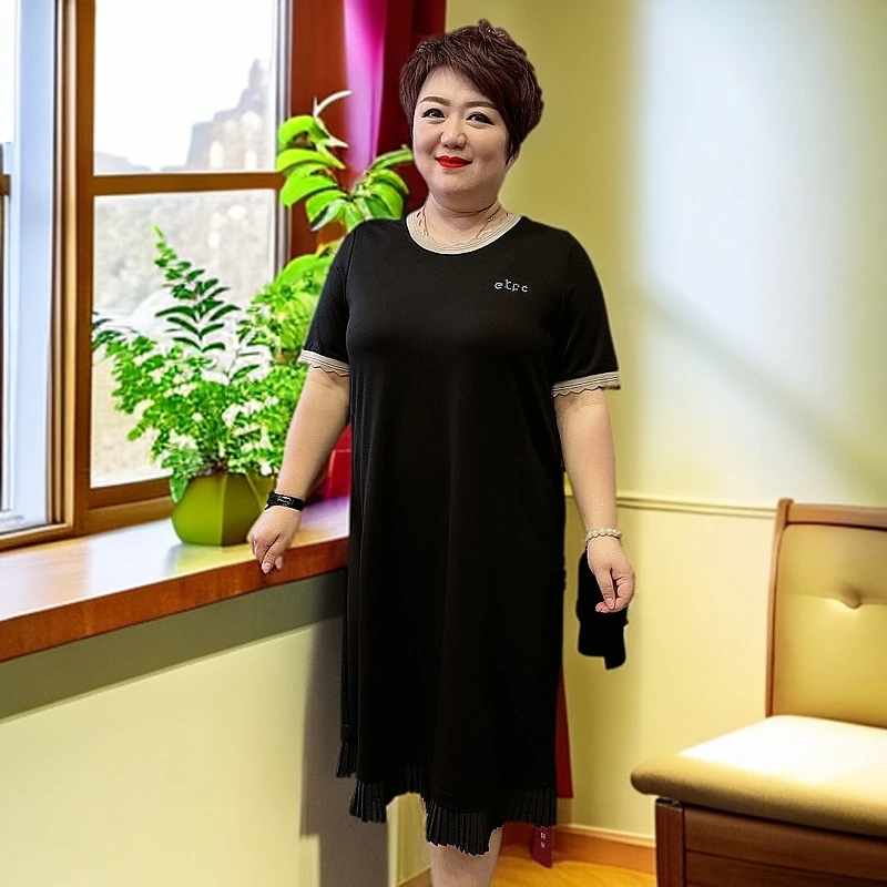 (裙长109)新款时尚气质连衣裙256063