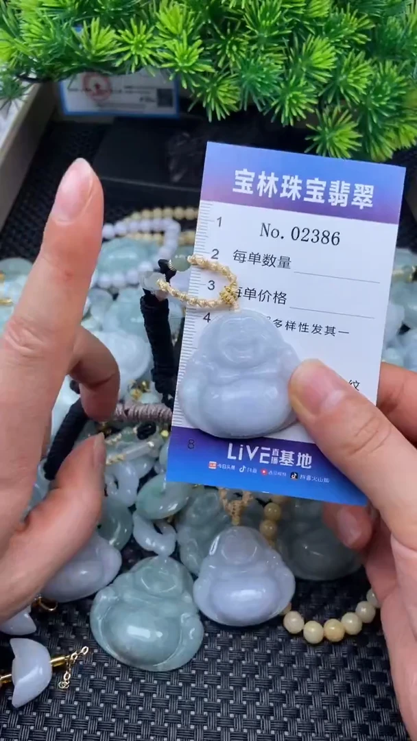 颈饰未镶嵌翡翠天然缅甸翡翠2386