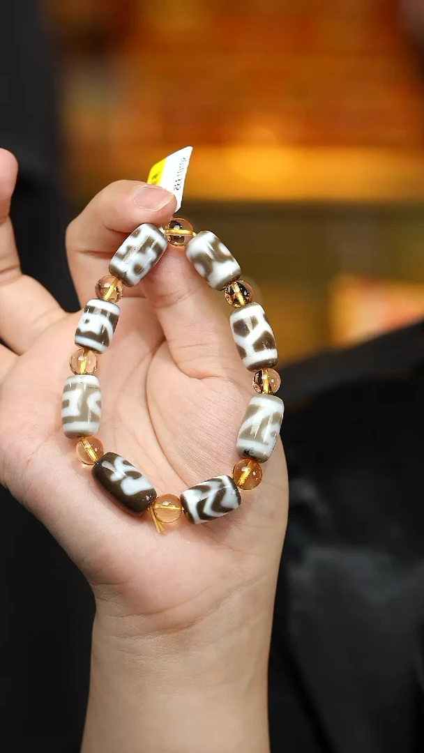 玛瑙/玉髓（覆膜）颈饰未镶嵌多宝手串