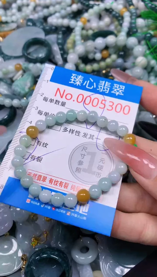 【闪购商品】翡翠颈饰未镶嵌含绳0005300