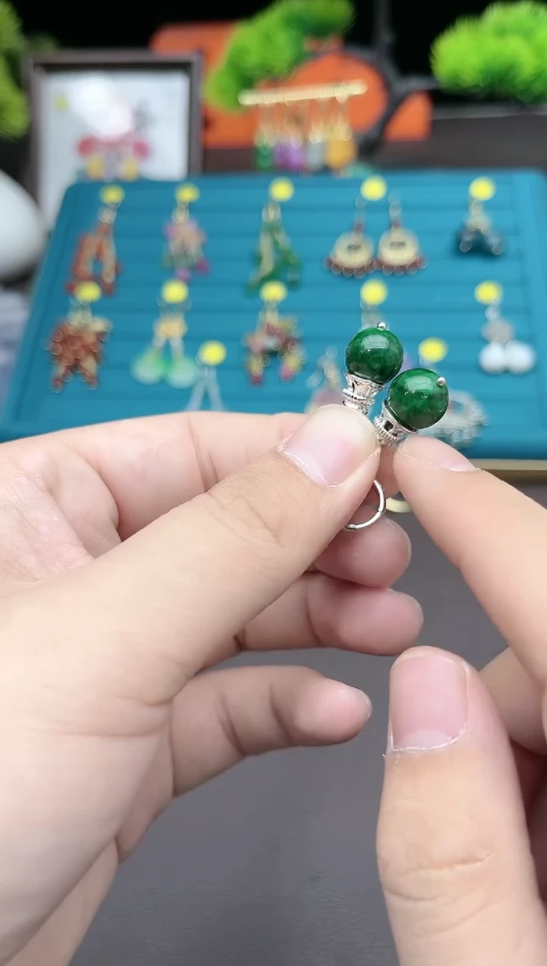 【闪购商品】玛瑙/玉髓耳钉银S925镶嵌538000
