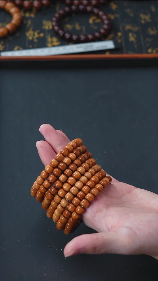 手串紫金鼠龙脊菩提8