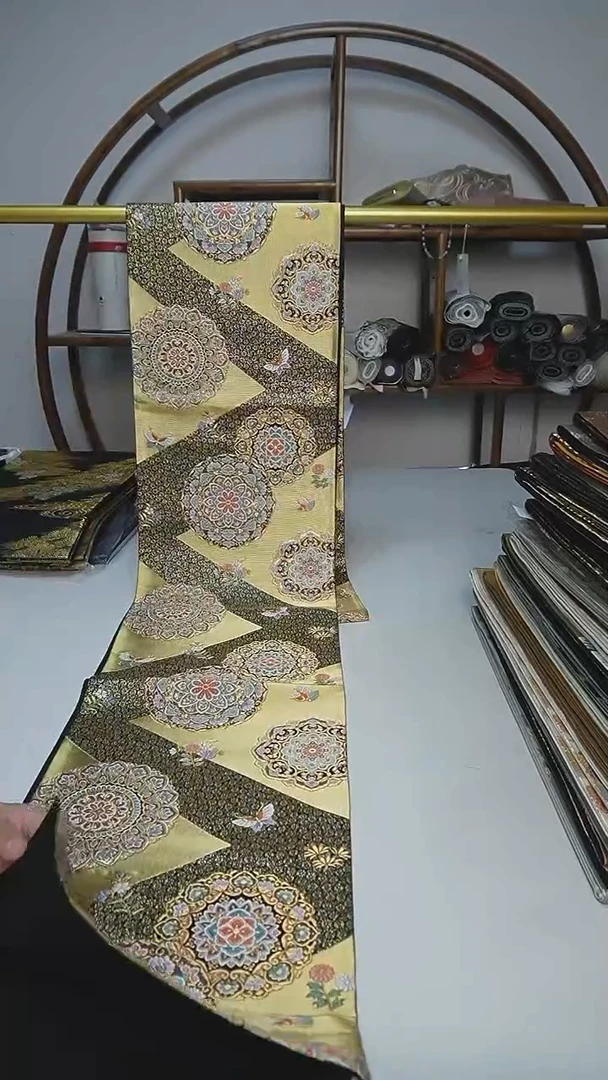 织绣54西阵织六通宝相花