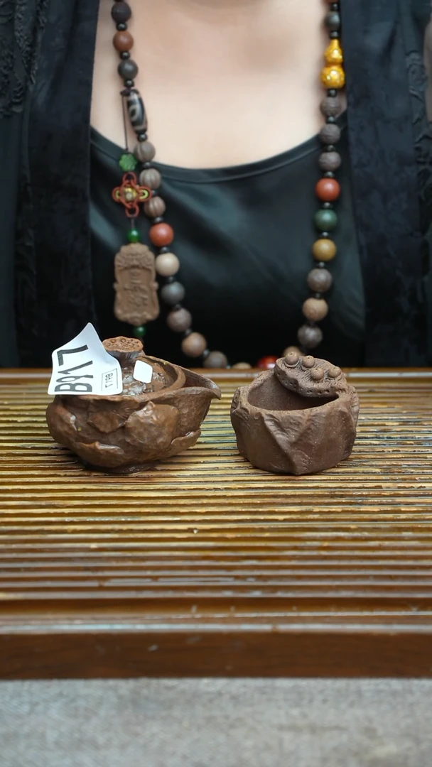 万古烧粗陶手工茶具