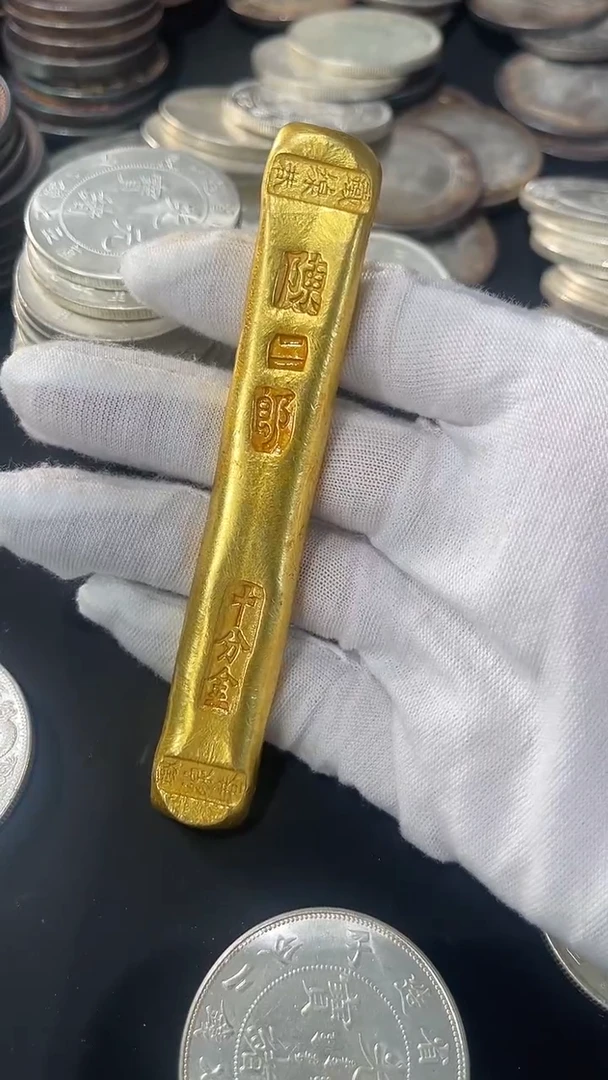 金属镀金金条 摆件工艺品