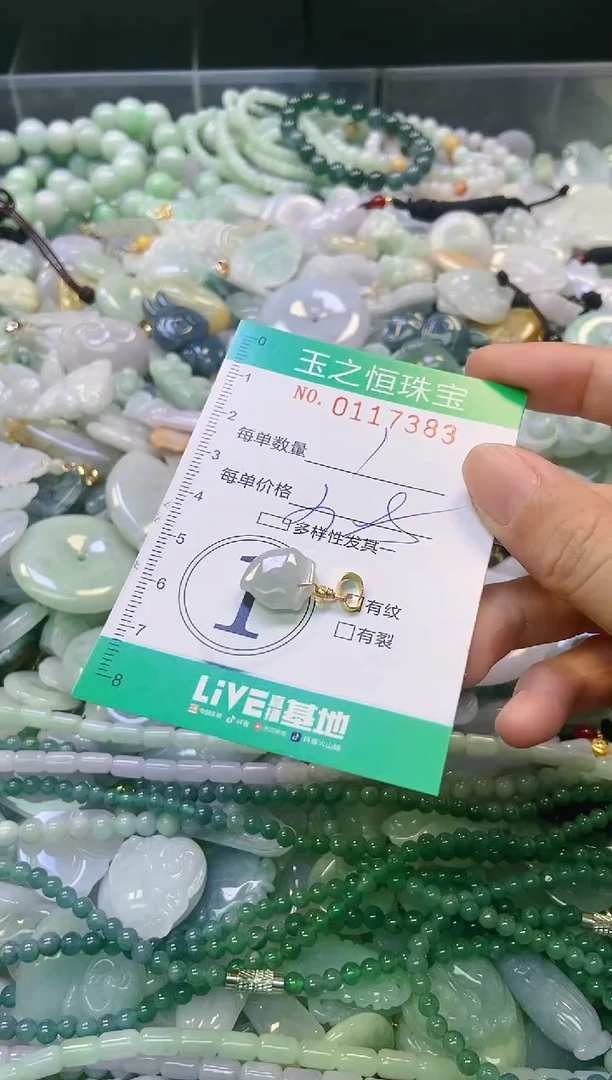 翡翠未镶嵌颈饰闪购0117383