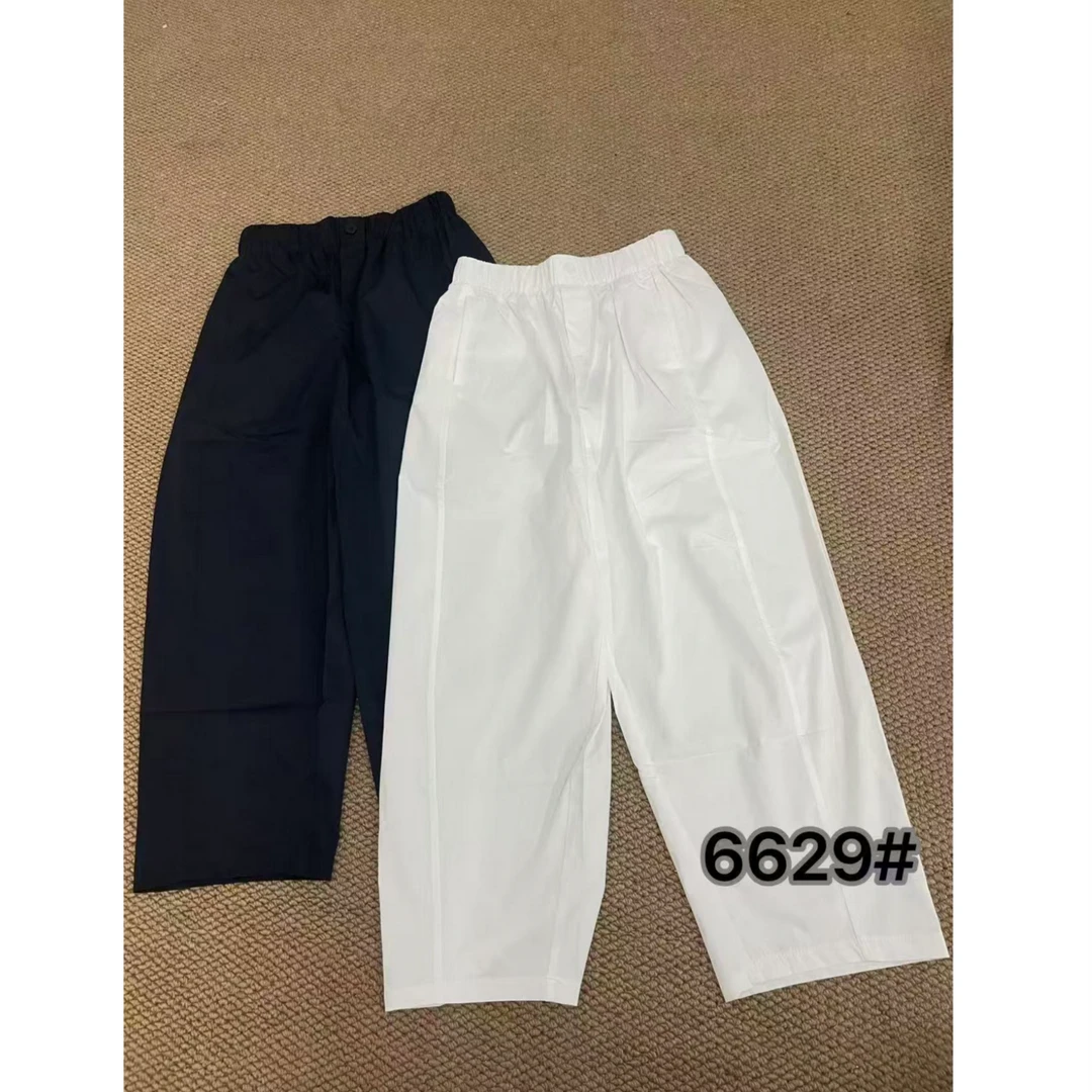（柚子同款）HM夏款清凉透气运动冰棉休闲裤6629