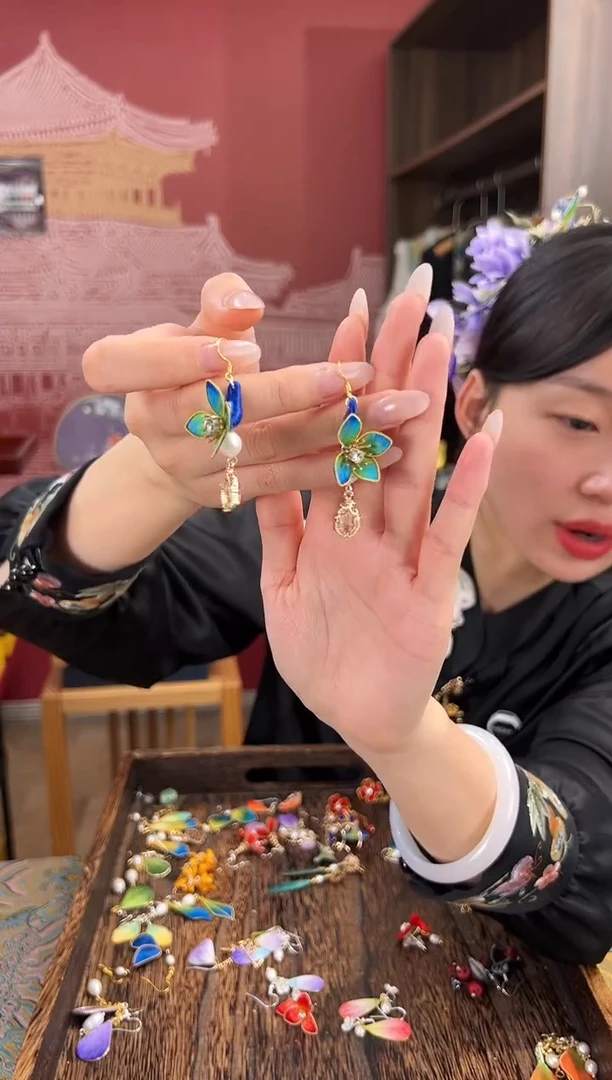 【闪购商品】刺绣苏绣世家非遗手工（耳环）