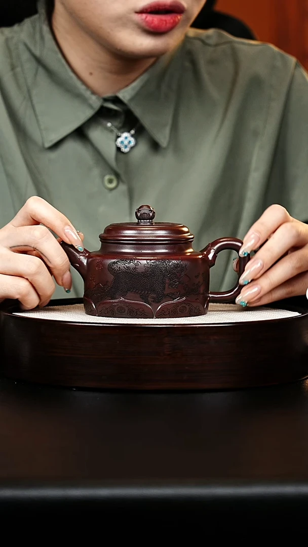 茶壶紫砂德钟壶