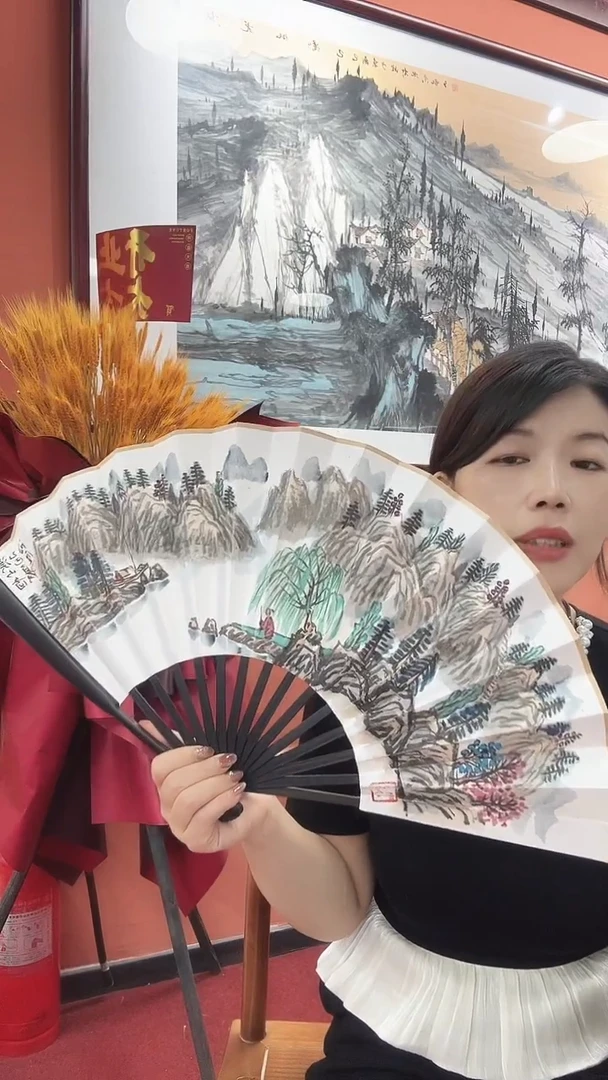 国画王鸿雁/国画/扇面