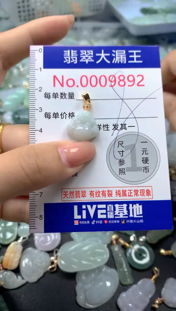 颈饰未镶嵌翡翠9892