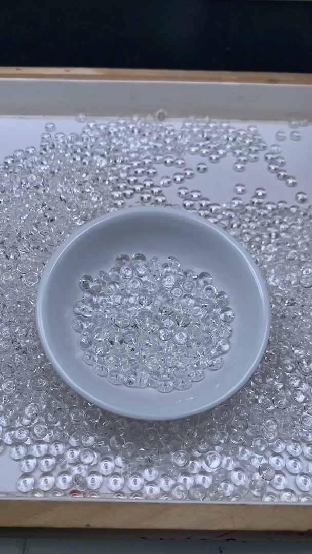 未镶嵌珠宝半成品水晶C707 白水晶算盘3*6mm20个5元