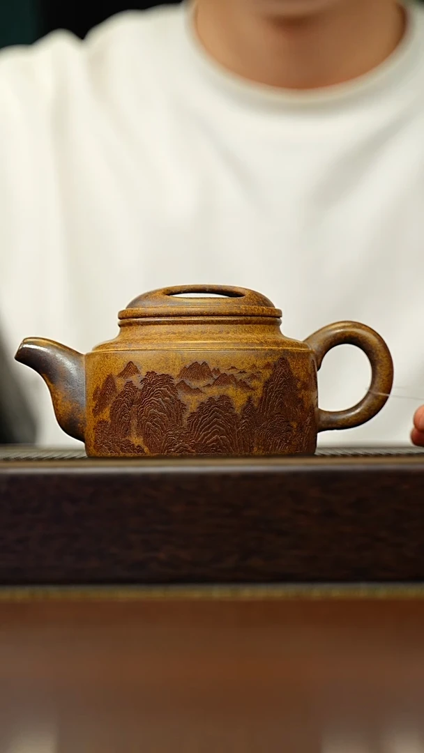 茶壶紫砂宜兴原矿 半手工 紫砂壶容量320CC