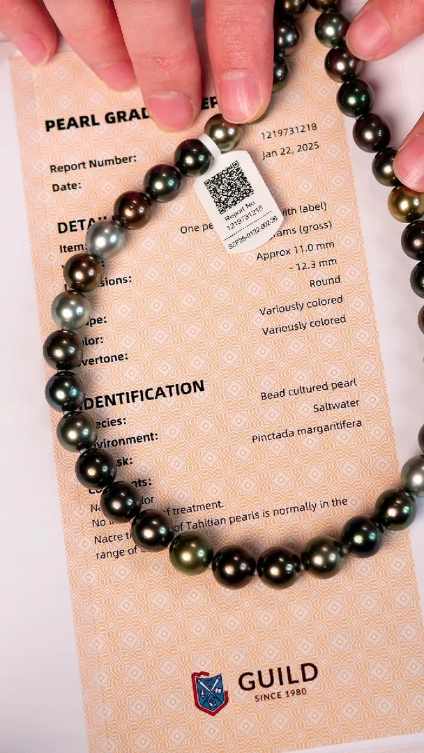 【闪购商品】海水珍珠项链14K金镶嵌吉尔德四星半莫兰迪1219731218