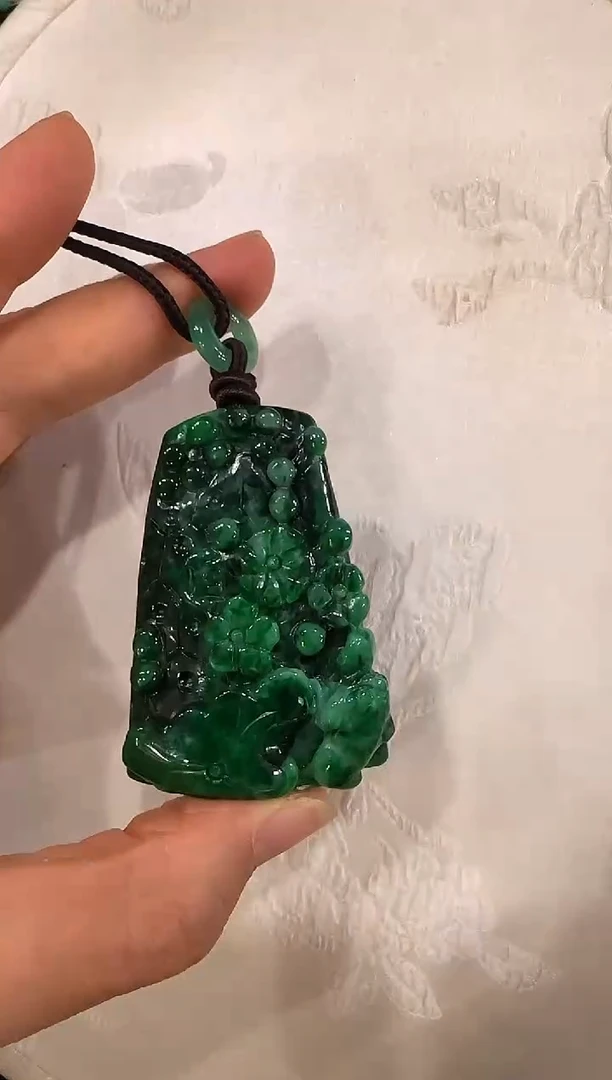 颈饰未镶嵌翡翠国风