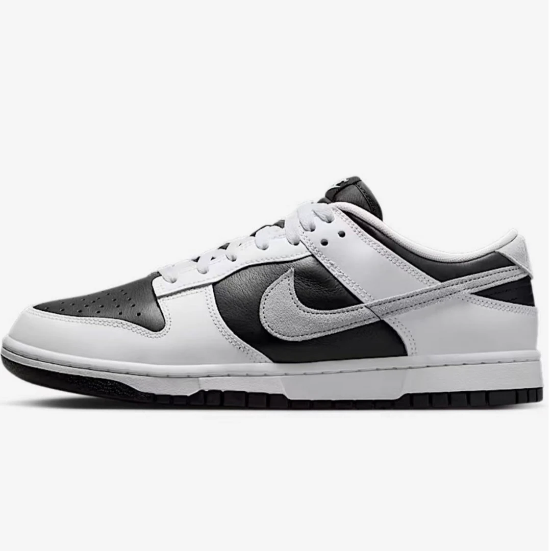 【耐克NIKE】耐克男鞋白黑 NIKE DUNK LOW 潮流百搭运动鞋IB4620141