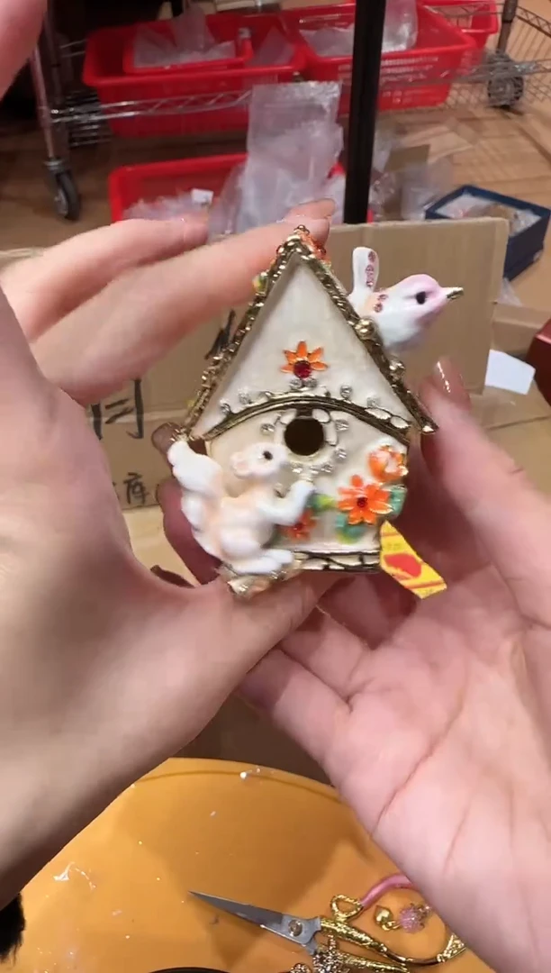 【闪购商品】茶宠珐琅首饰盒摆件AD101