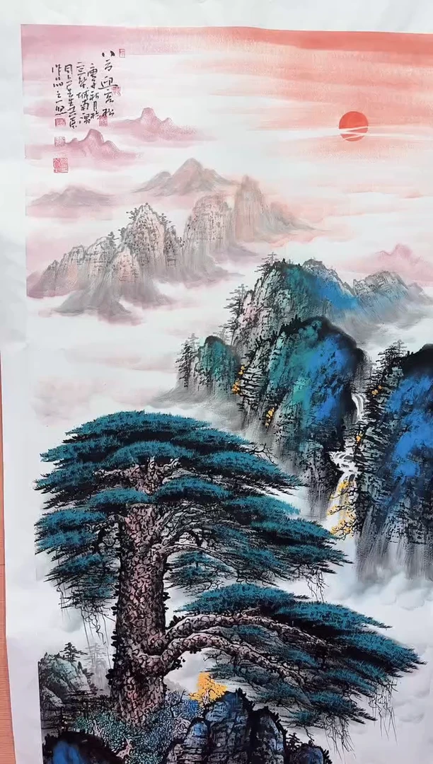 国画师立照老师国画作品