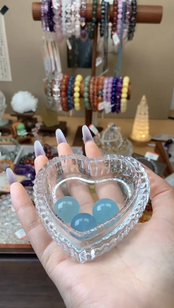 【闪购商品】海蓝宝石手链未镶嵌c20海蓝宝单珠18mm