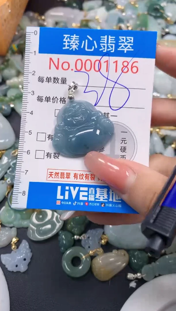 翡翠未镶嵌颈饰1186