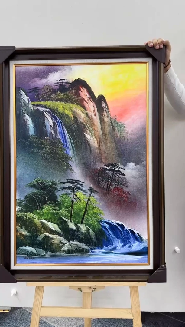 国画王东圃-油画山水作品