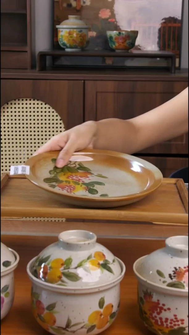 摆件景德镇陶瓷手作餐具