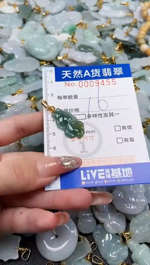 翡翠未镶嵌颈饰天然A货翡翠