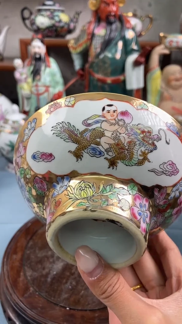 瓷片微瑕慎拍景德镇窑老厂瓷器单件