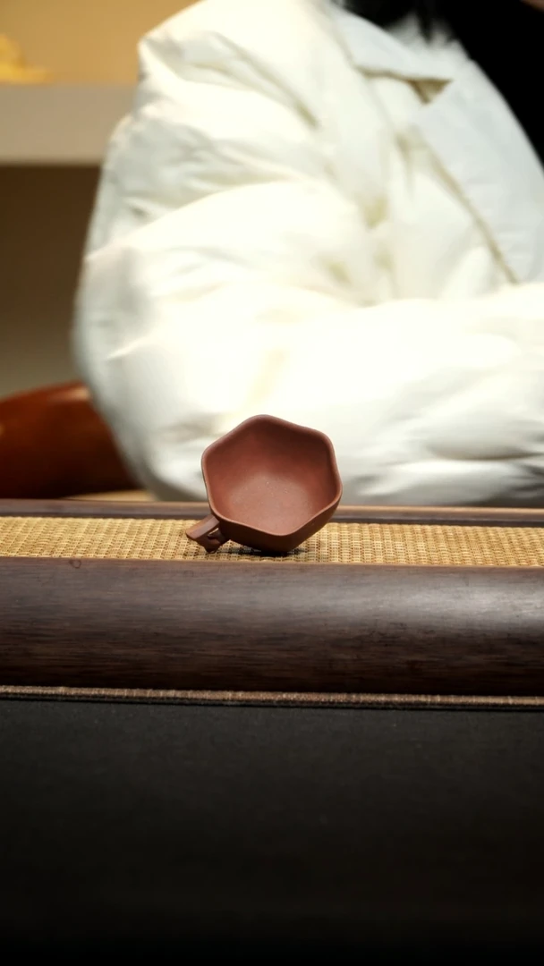 【闪购商品】紫砂茶杯六方小口杯