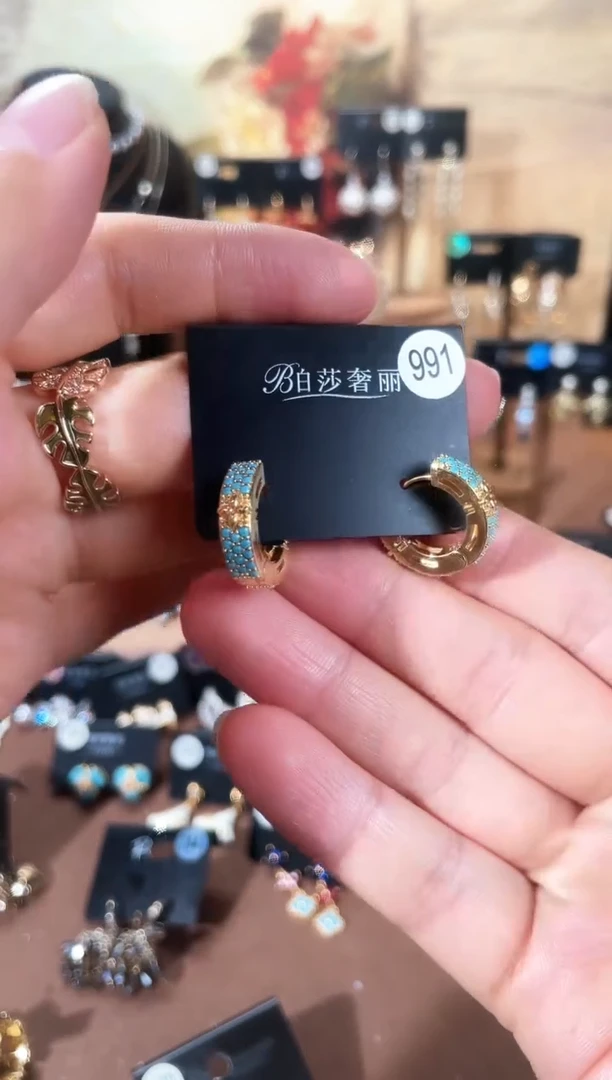 合金925银锆石泊991