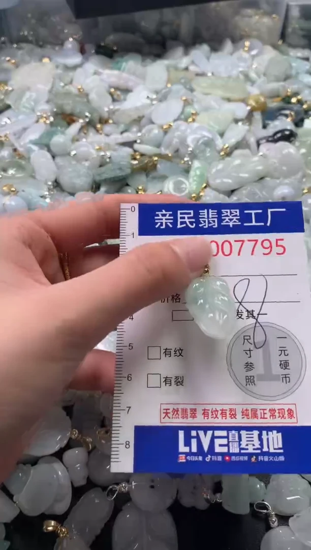 【闪购商品】翡翠吊坠(不含链)未镶嵌7795