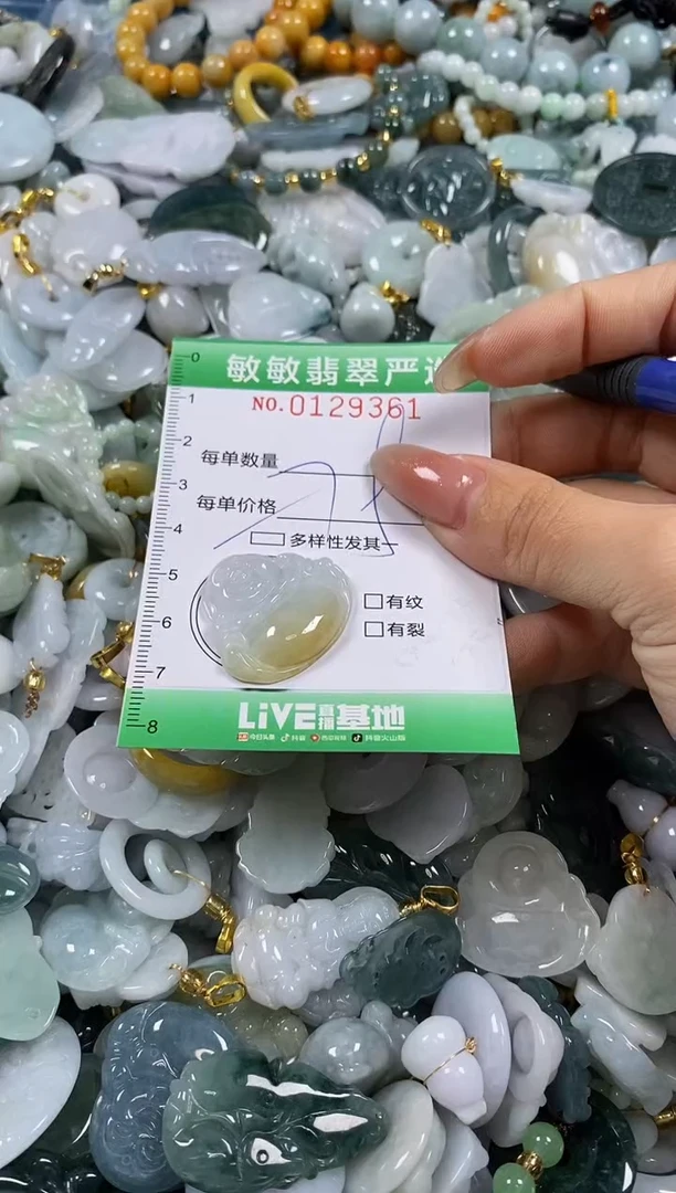 【闪购商品】翡翠颈饰未镶嵌闪购0129361多样性发其一