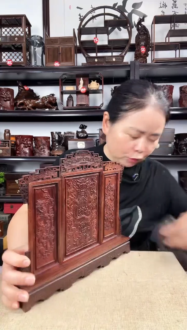 木897瑕疵老李红木工艺品