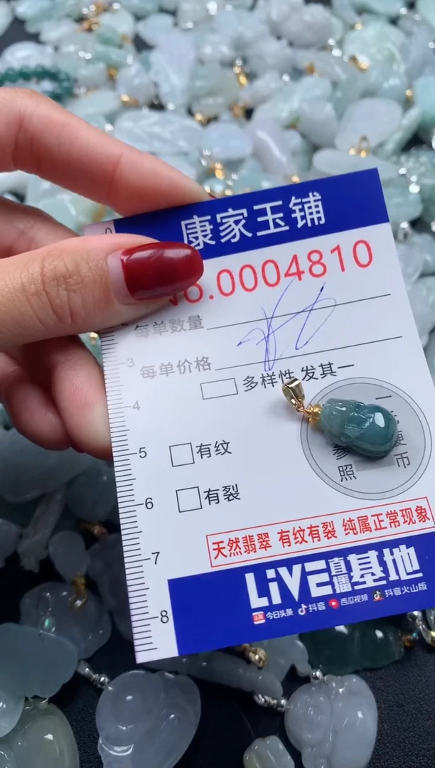 颈饰未镶嵌翡翠4810