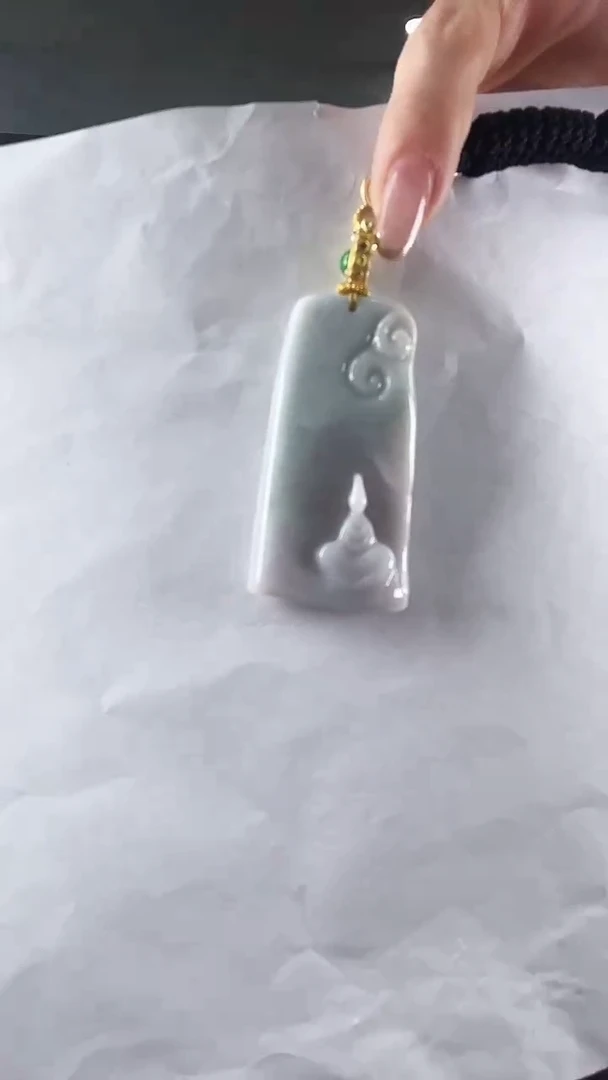 【闪购商品】翡翠颈饰未镶嵌无相观音