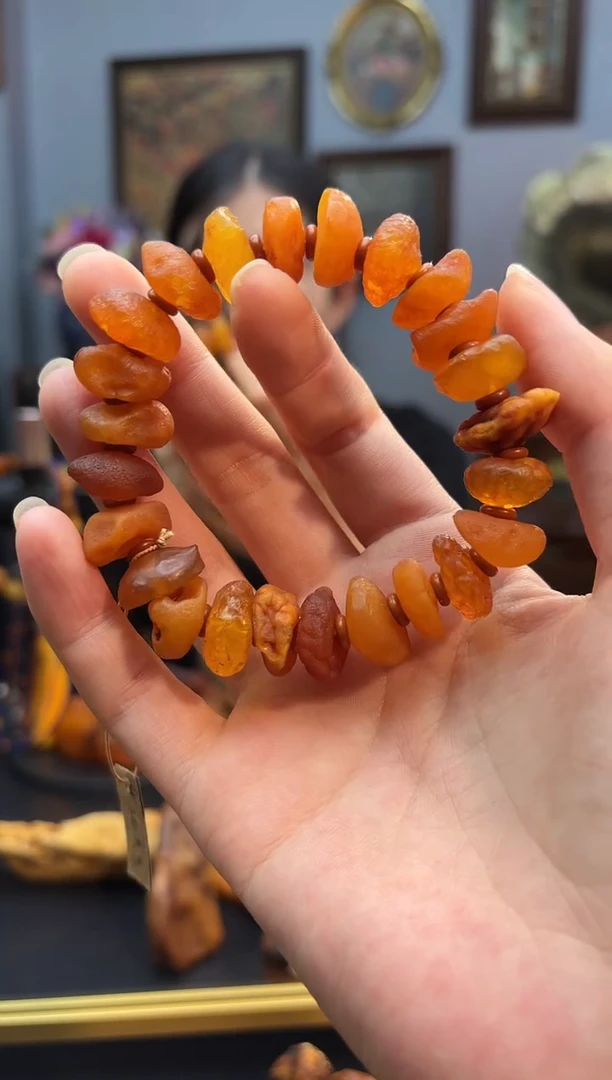 手串琥珀未镶嵌手串