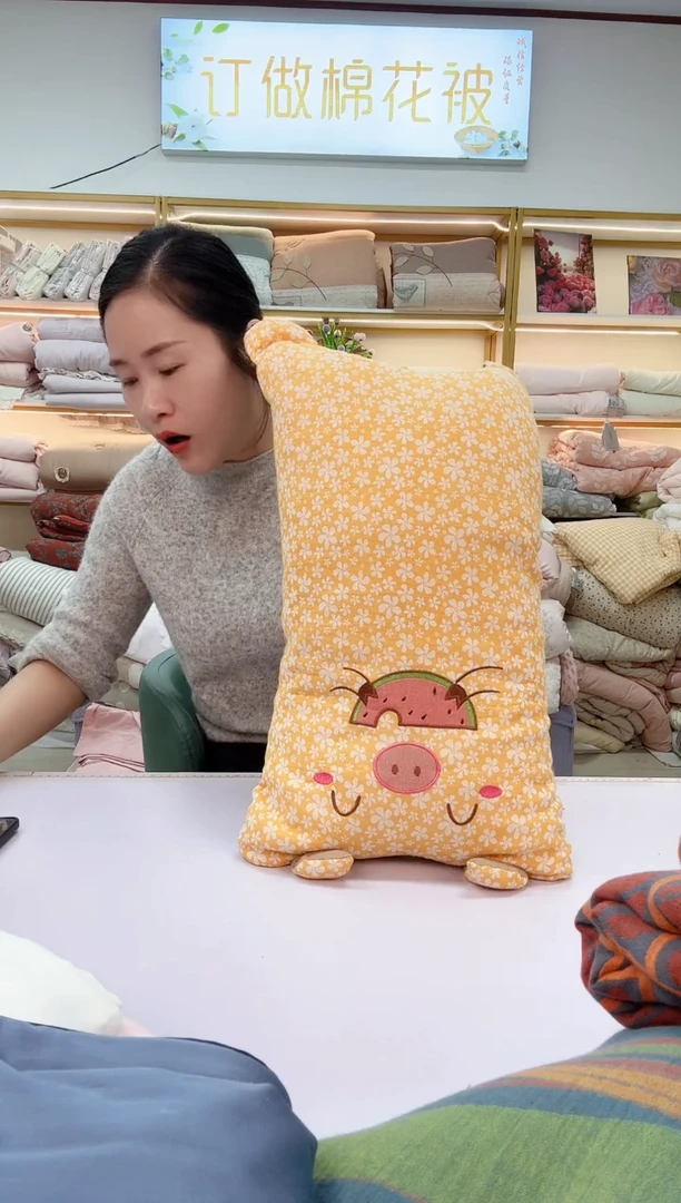 棉小米壳枕头