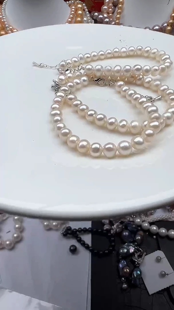 淡水珍珠未镶嵌颈饰1