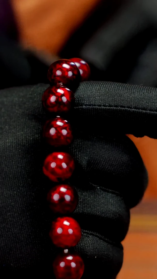 疯子大漆赤宝砂12mm