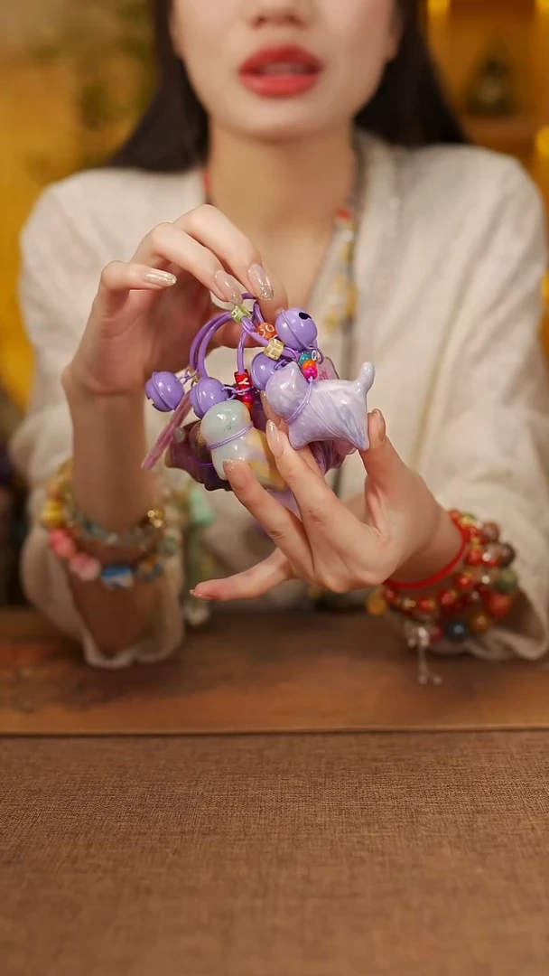 7宴禾堂漆猫挂件（多样性发一件）38