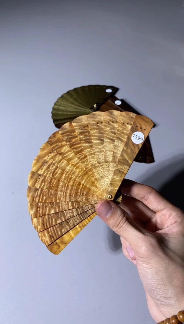【闪购商品】金丝楠159号10cm金丝楠迷你扇