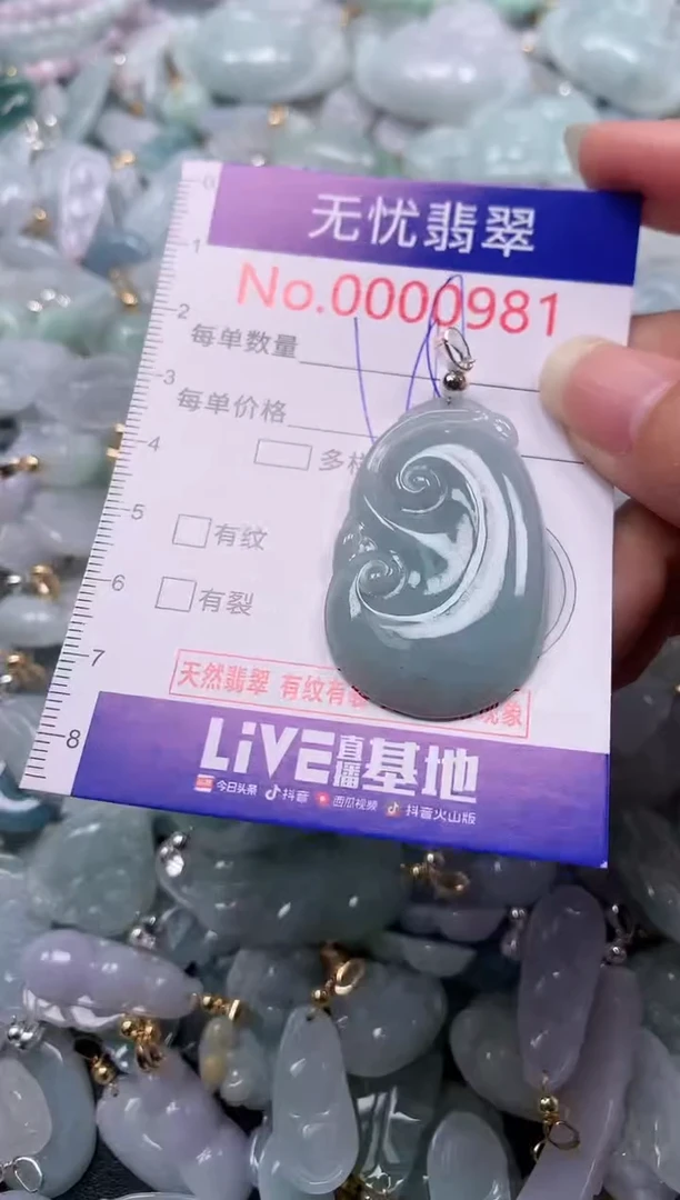 吊坠(不含链)未镶嵌翡翠981