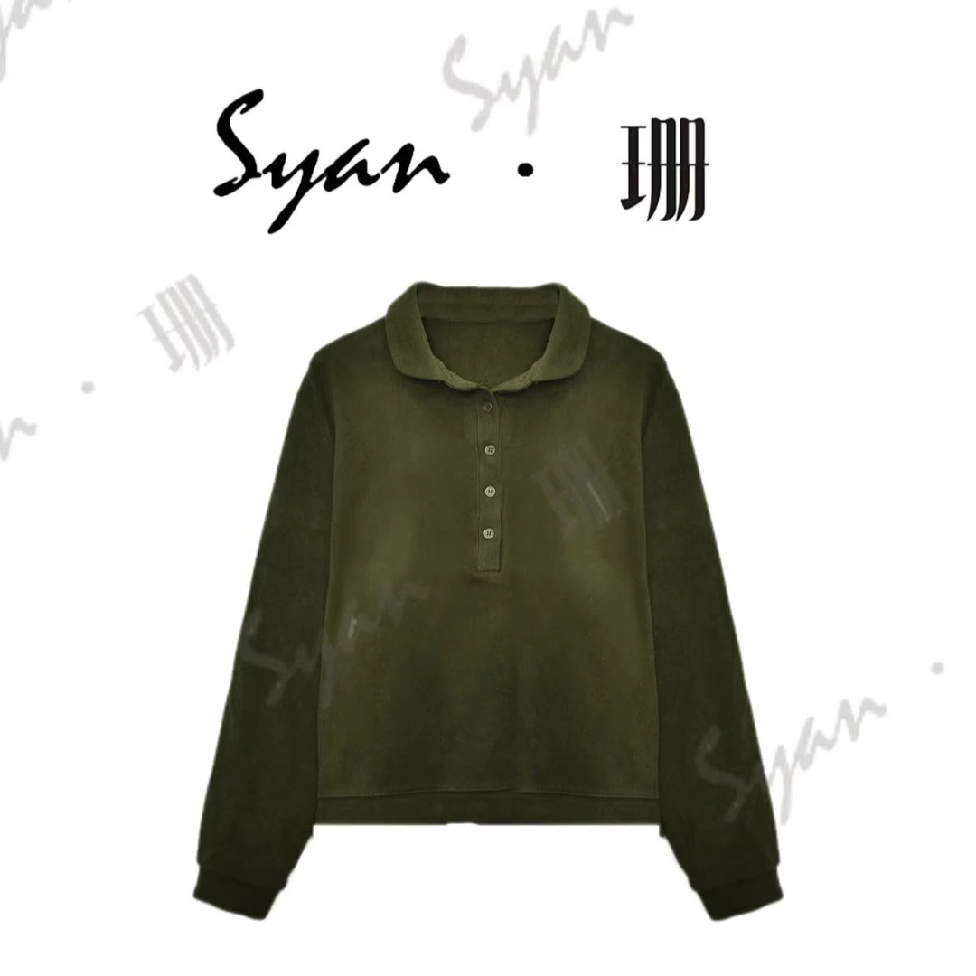 Syan【时光之恋】2025秋冬新款百搭小众高级轻奢设计款小众卫衣