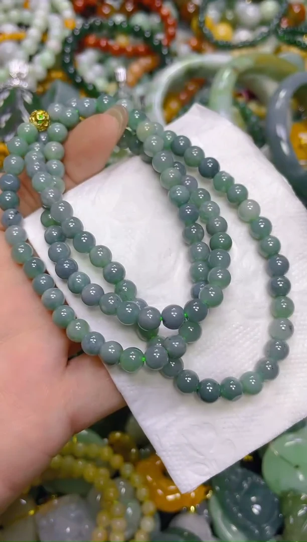 颈饰未镶嵌翡翠6MM