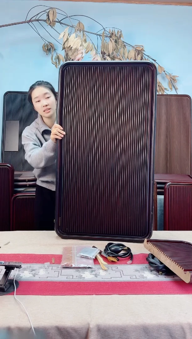 千川胡桃色茶盘90*50*5