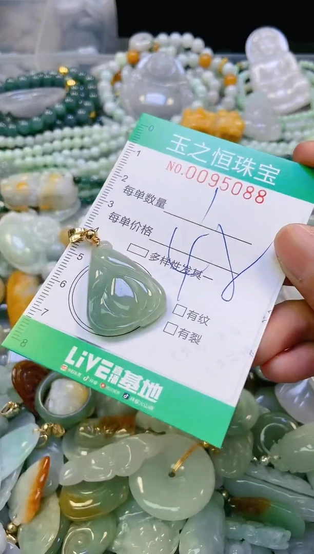 翡翠未镶嵌颈饰闪购0095088