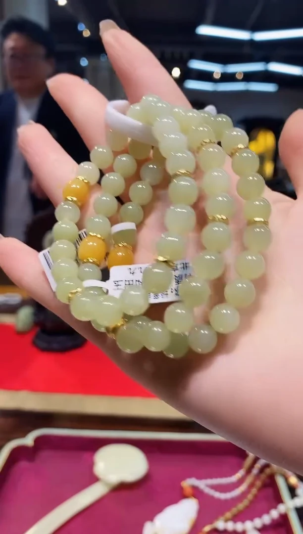 【闪购商品】和田玉手串未镶嵌约8mm多样发发一件