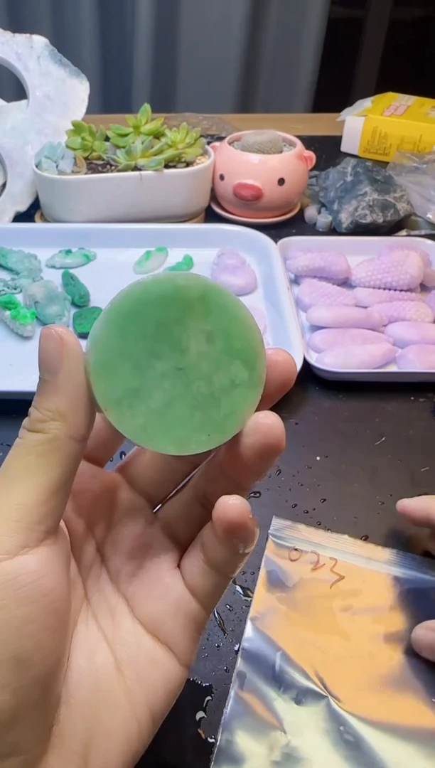 翡翠未镶嵌颈饰023天然A货翡翠