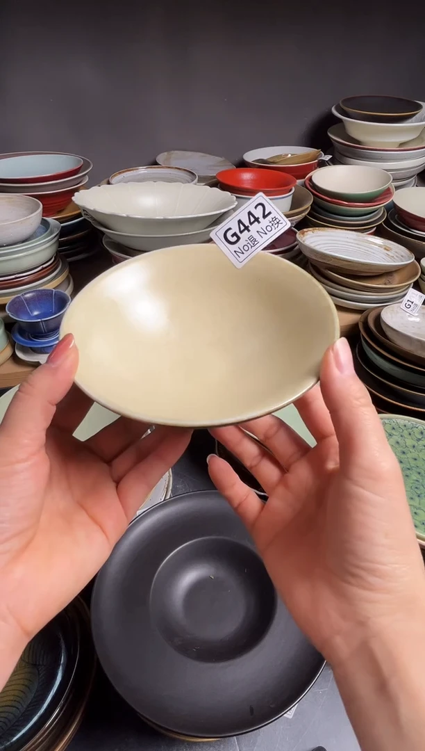 瓷片sg442外黑斗笠米饭碗福利